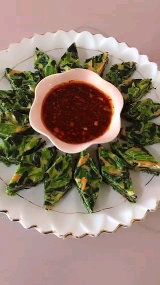 菠菜饼的做法