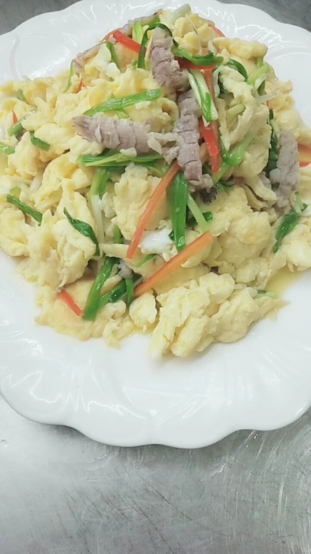 虾爬肉炒鸡蛋,感谢支持