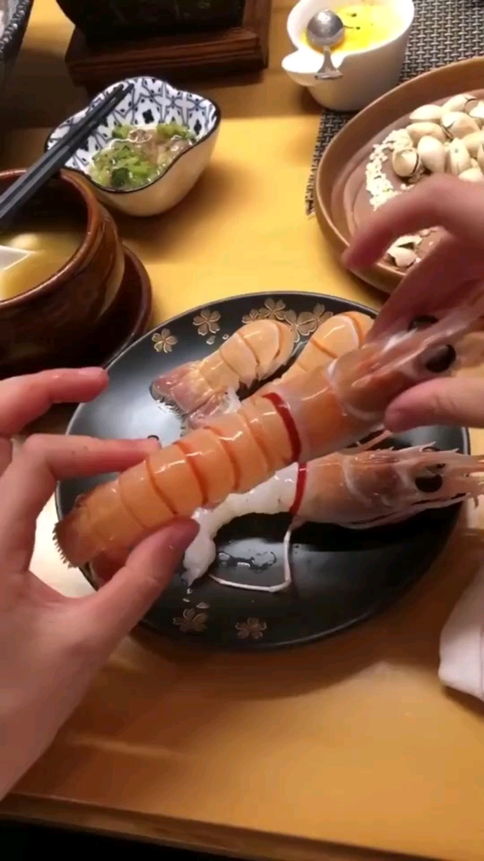 吃鳌虾,简单方便