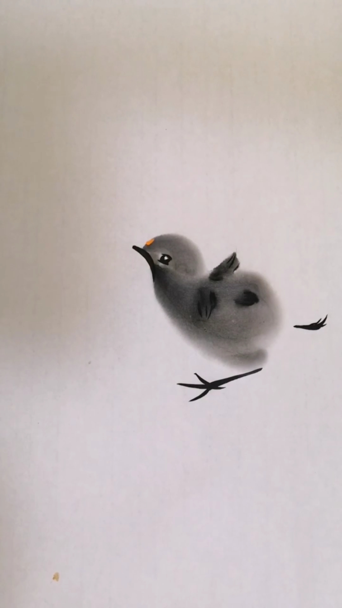 #画画原来如此简单#一只奔跑的小鸡