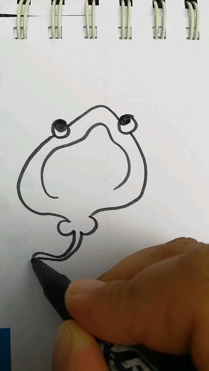 魟鱼～简笔画