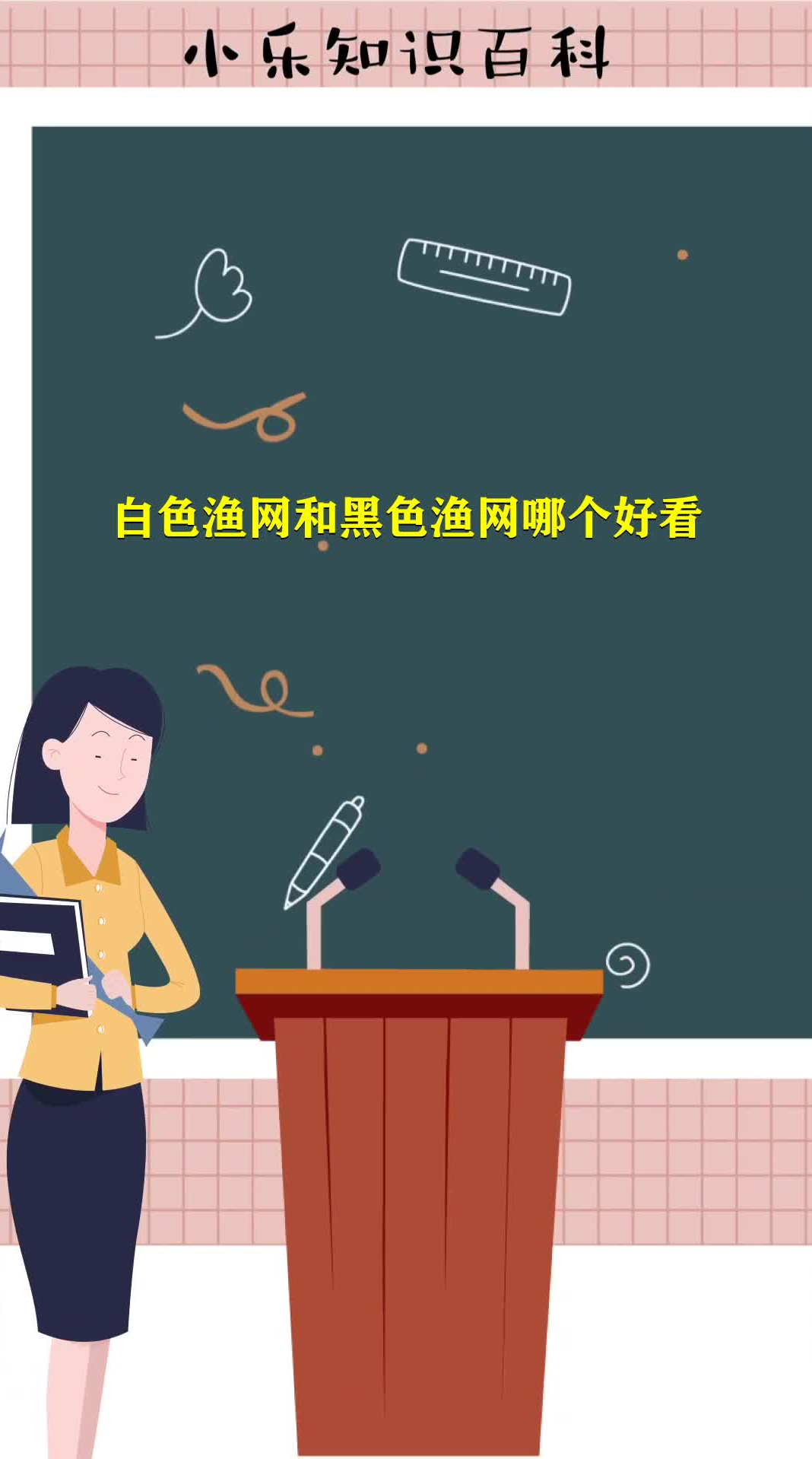 白色渔网和黑色渔网哪个好看