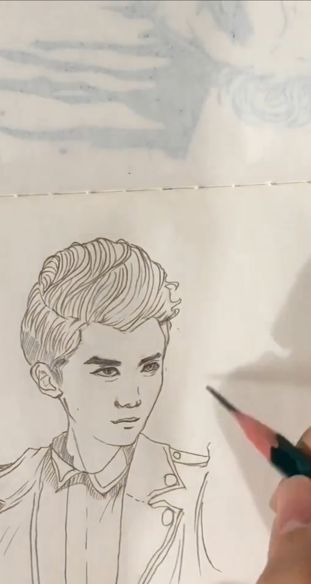 #原创手绘#方便面头小哥哥 