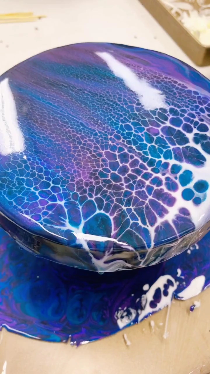 好漂亮的星空蛋糕