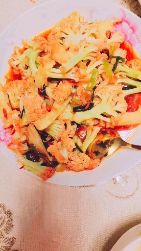 #宅家美食PK赛#清炒菜花