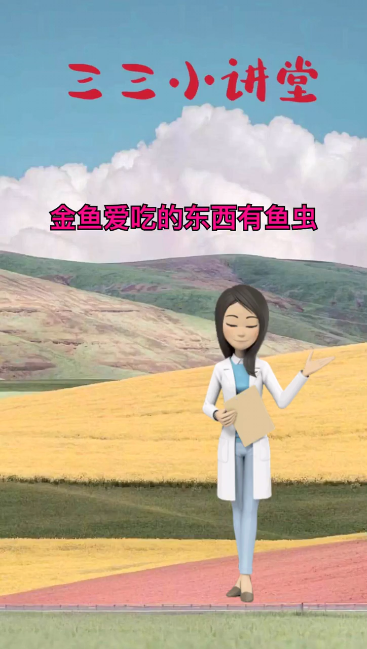 金鱼吃什么食物!