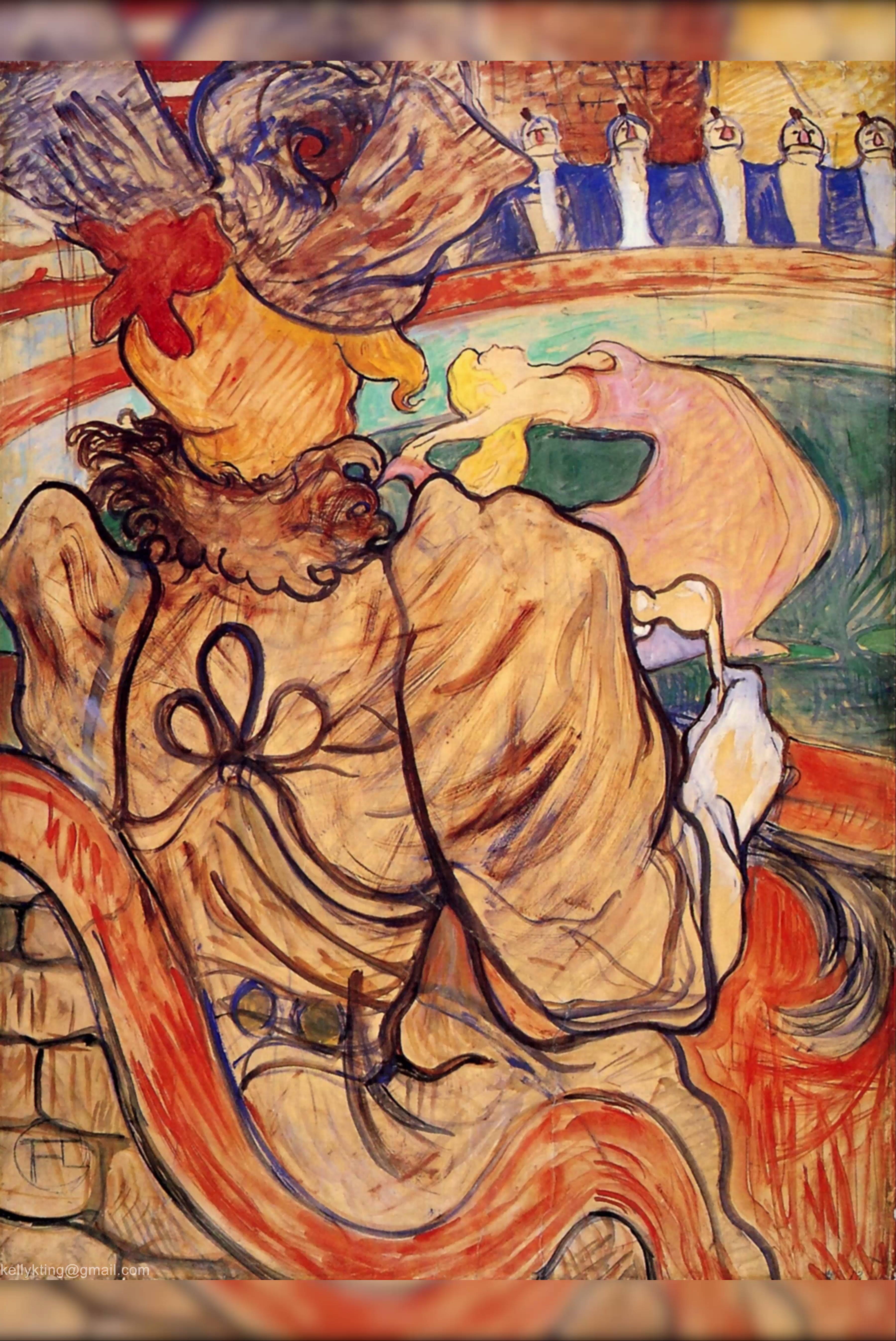 #绘画#法国后印象派 Toulouse-Lautrec 经典大师绘画作品