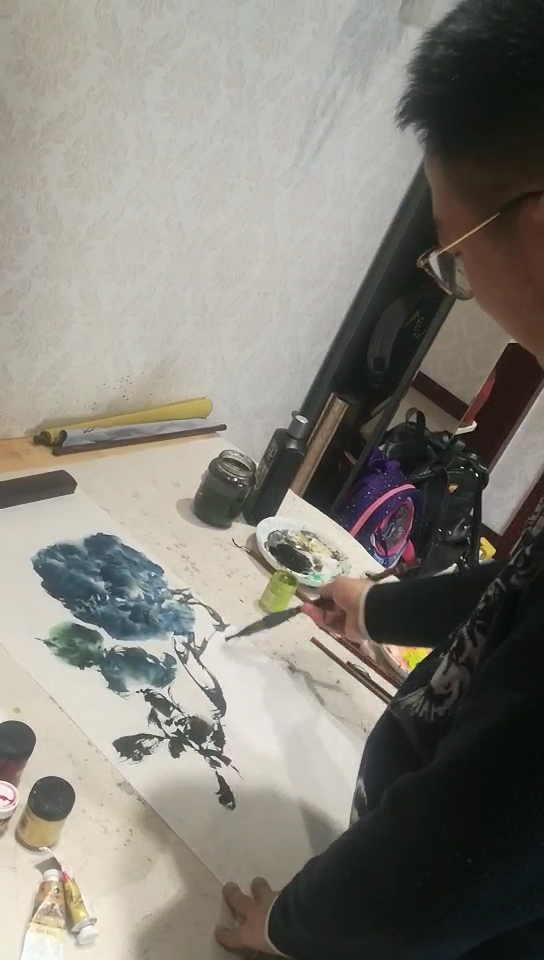 #我要上热门#大写意花鸟画应有的笔法 围观吧