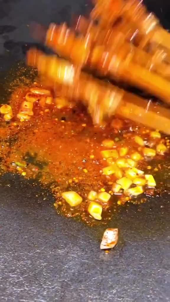 铁板鸭肠太好吃了!!