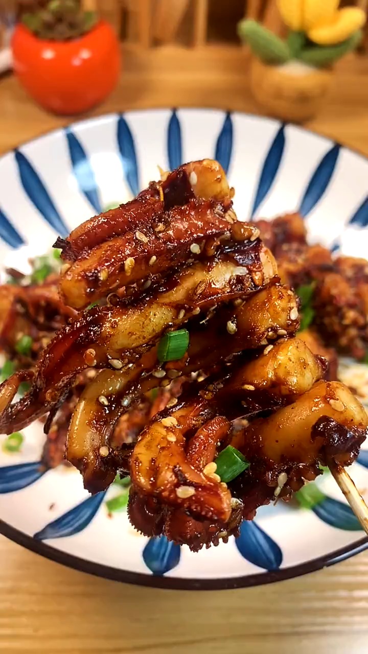 #美食记#章鱼足这样做根本不够吃