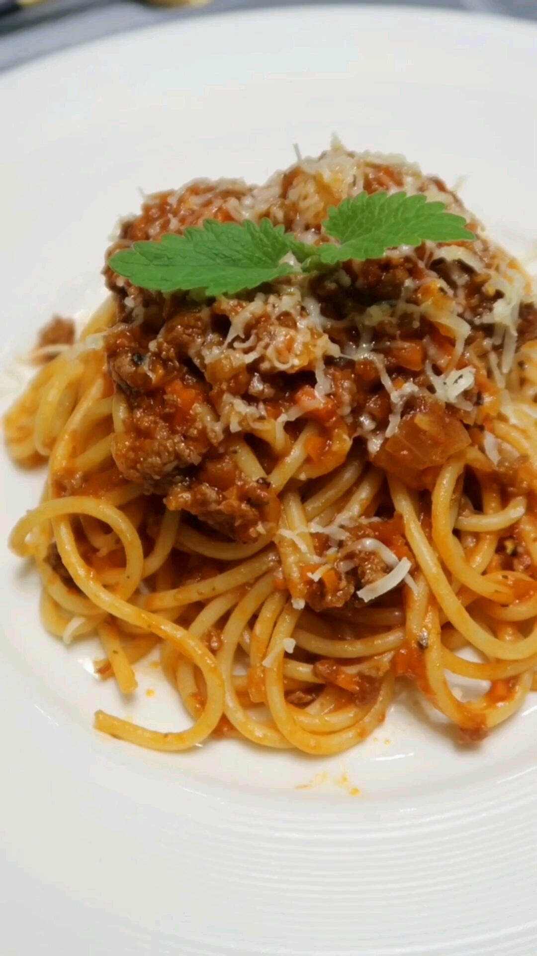 美味经典意式肉酱面自己做太满足了