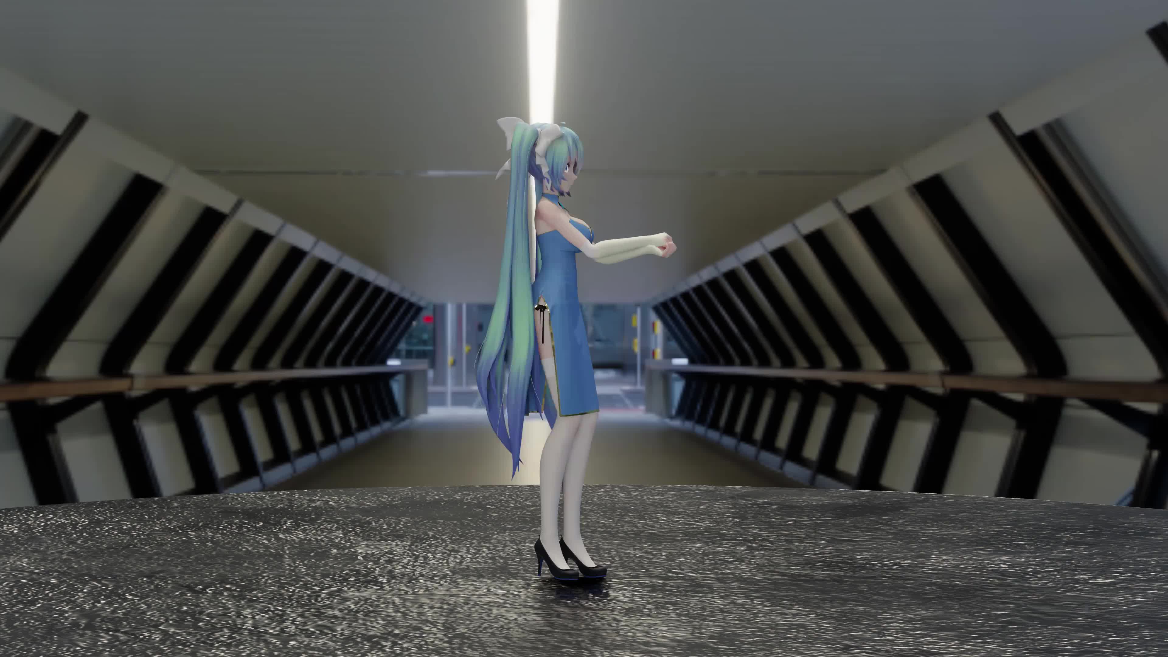 我负责跳,你负责饱眼福可好?初音未来 极乐净土 MMD3D动画