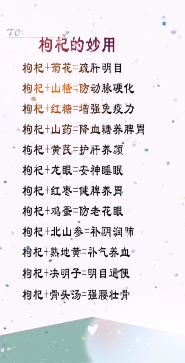 #健康养生#枸杞的妙用!