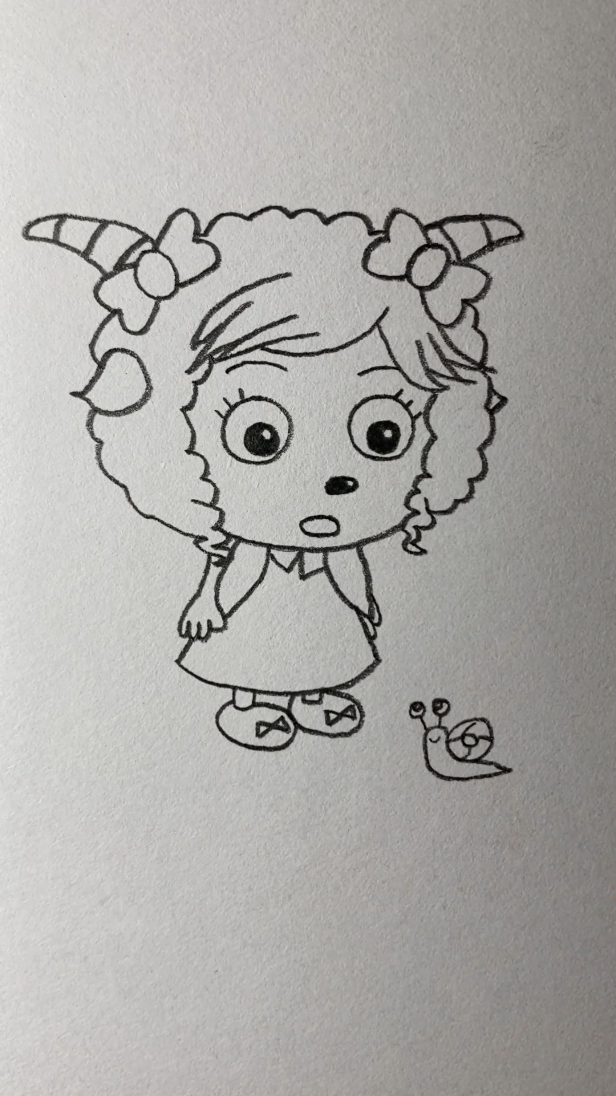 画好看的美羊羊