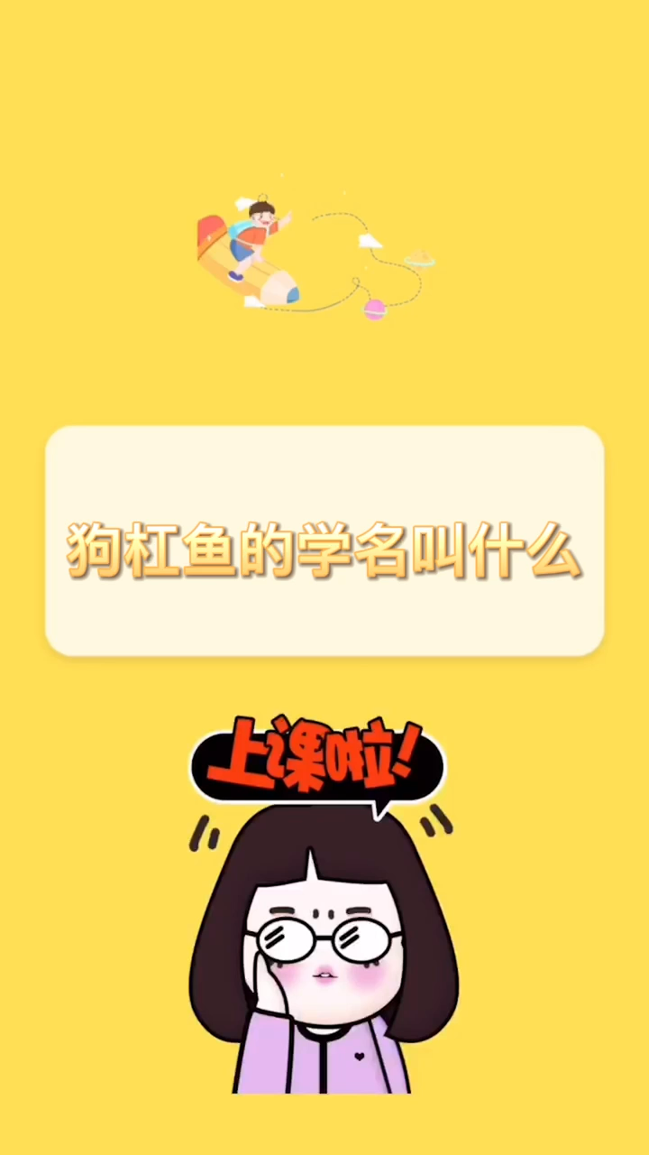 狗杠鱼的学名叫什么