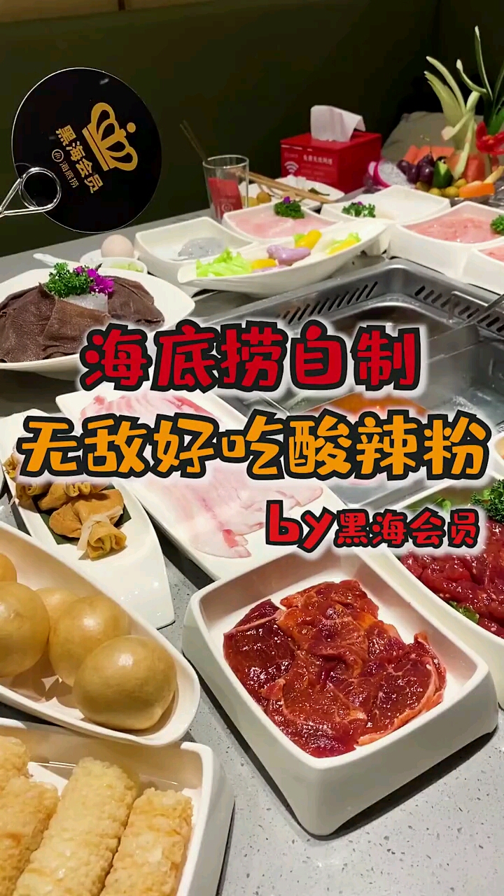 #海底捞黑海会员自制的无敌好吃酸辣粉有比我更好的配方吗#