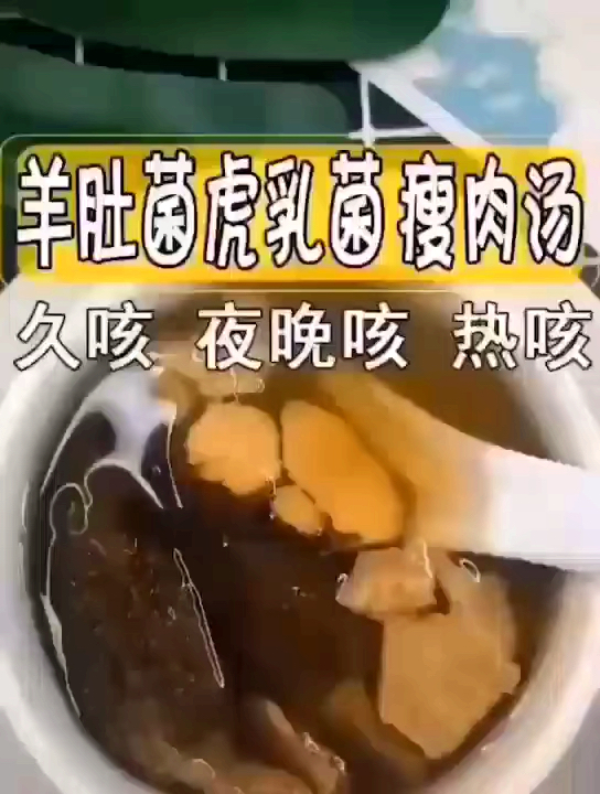 #喜羊羊变身灰太狼#羊肚菌虎奶菌止咳汤, 预防孩子感冒, 还止咳~