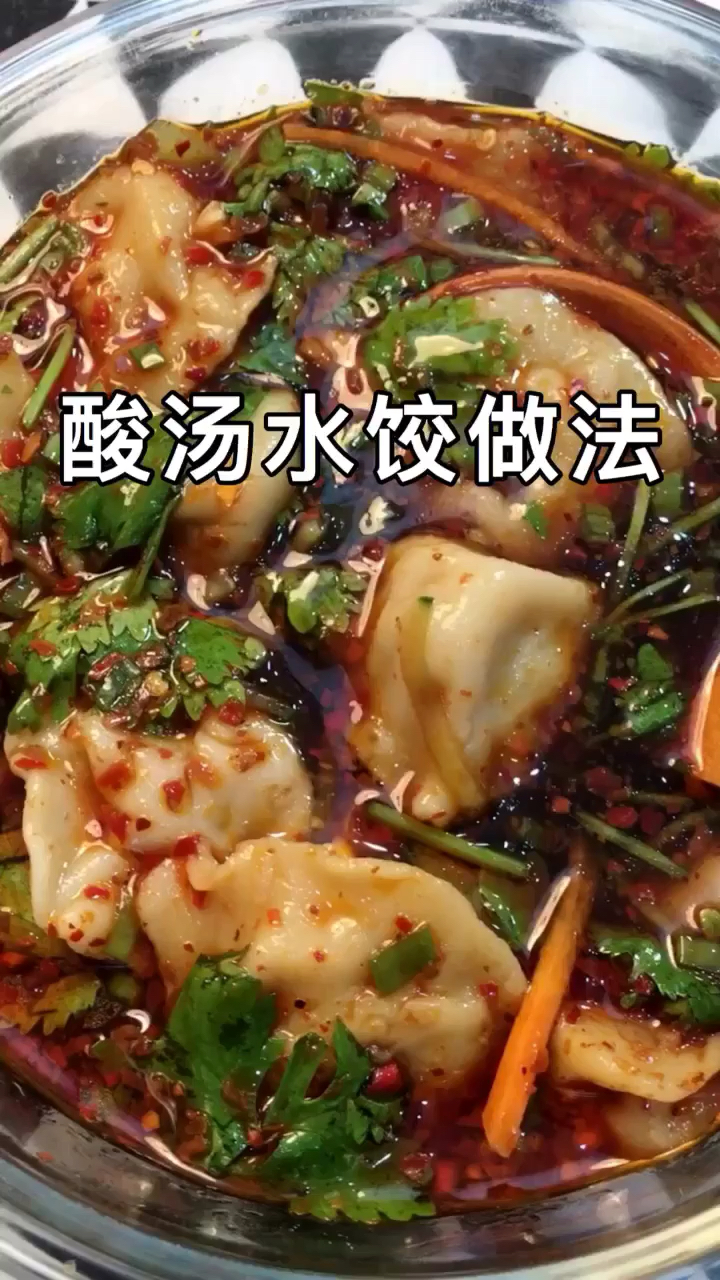 酸汤水饺 请大家参考!