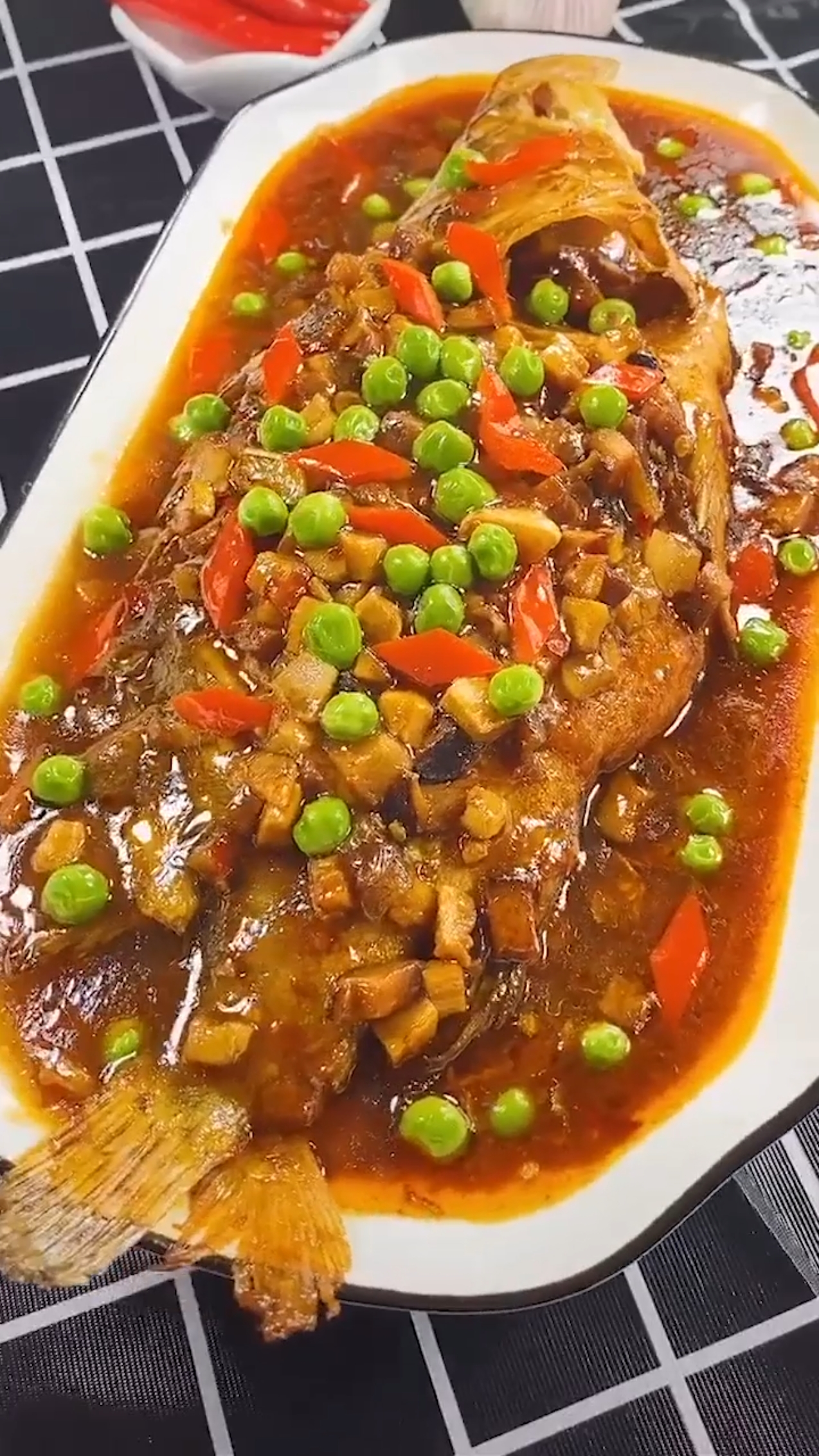 武汉特色菜,干烧臭鳜鱼