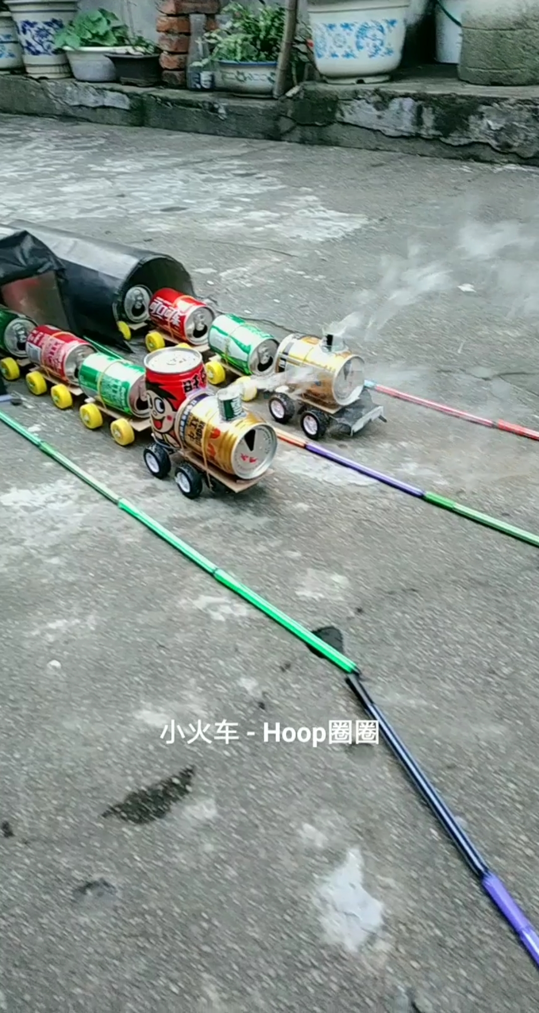 #手工制作#限量版迷你蒸汽火车!