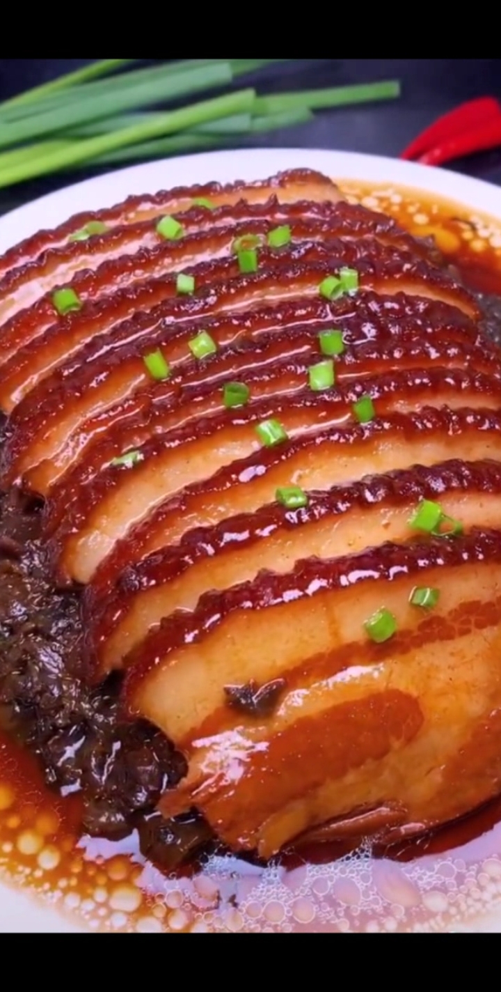 #自制美食#解馋必备梅干菜扣肉,家常做法简单又下饭……