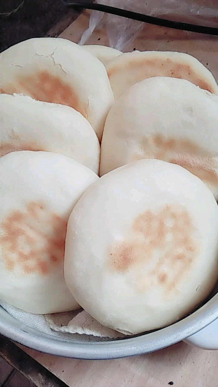 自己做的发面火烧