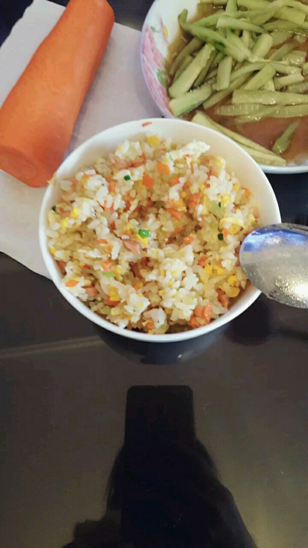 给宝宝做的蛋炒饭