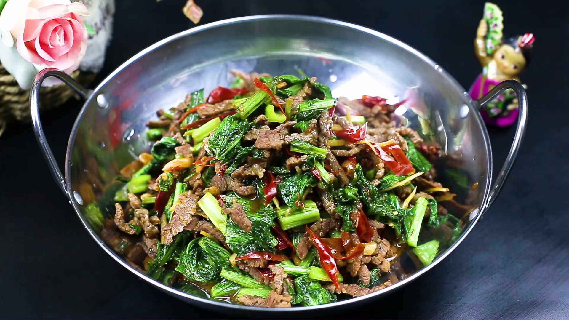 青菜牛肉的做法