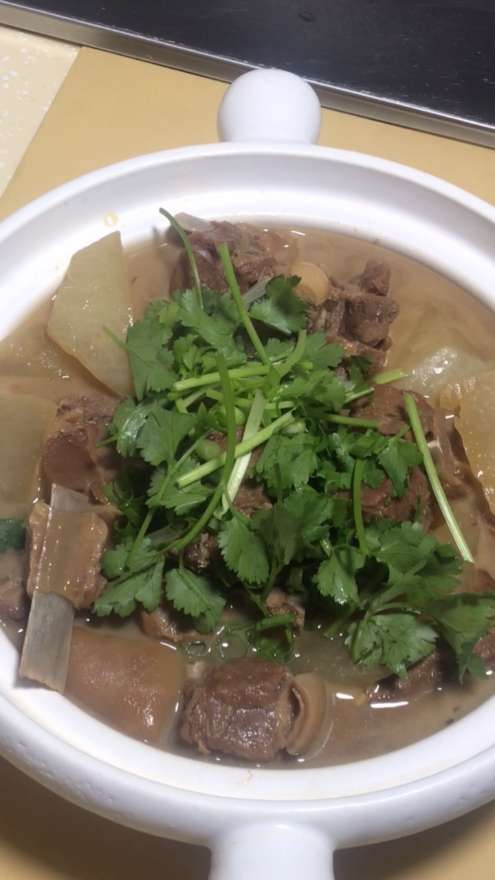 羊肉烧白萝卜