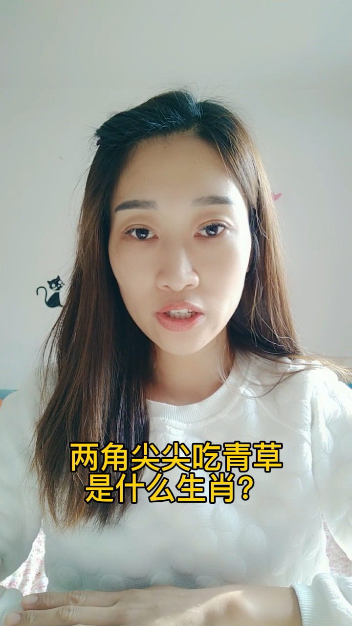 两角尖尖吃青草是什么生肖?