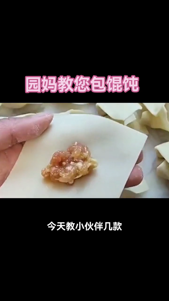 包馄饨的方法视频
