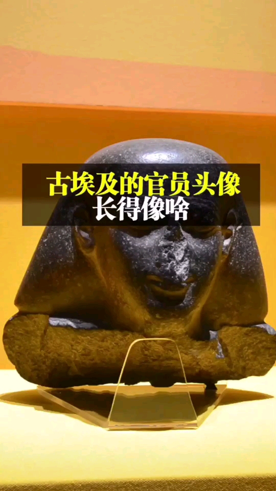 古埃及的官员头像,长得像啥@全民小视频