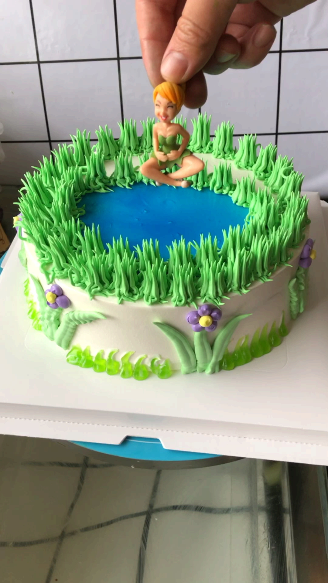 #生日蛋糕#花仙子蛋糕制作