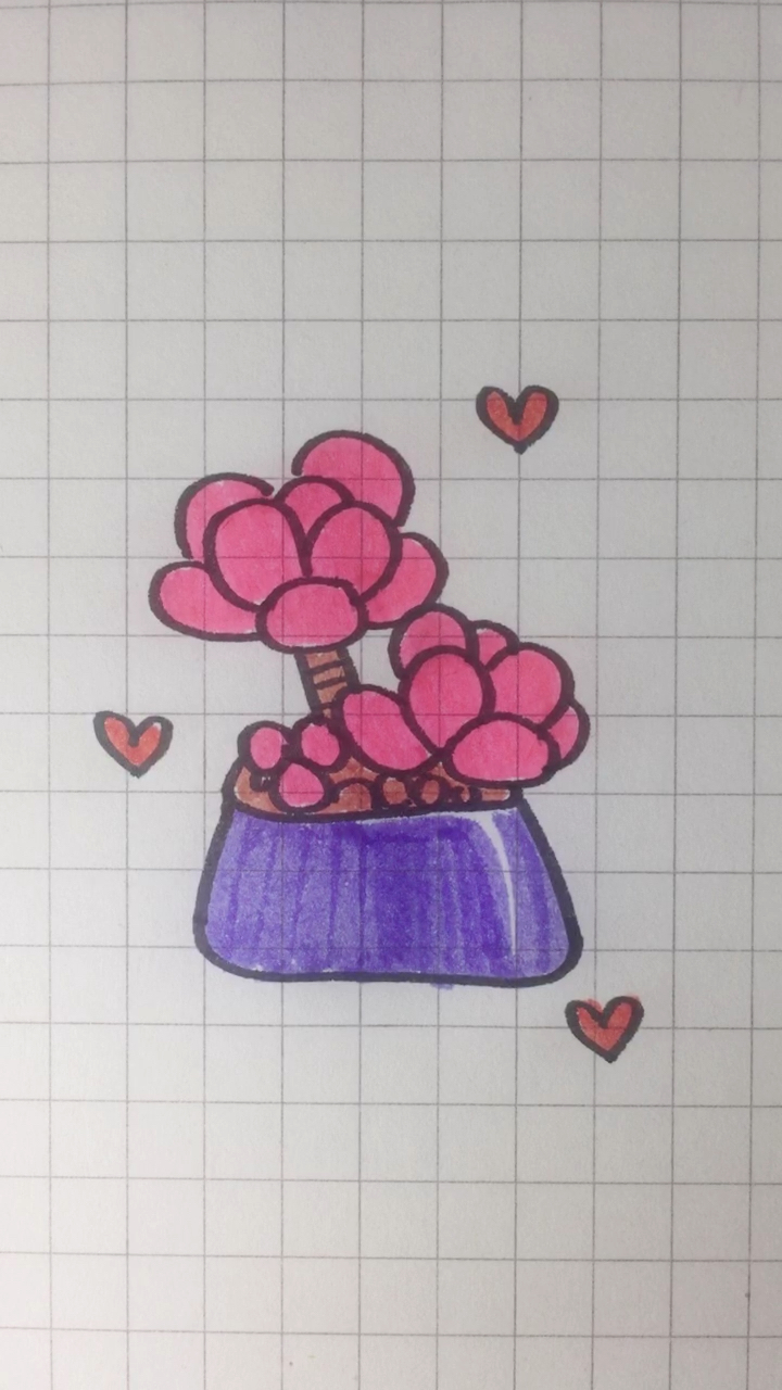 #画画原来如此简单#多肉真的是超可爱的植物