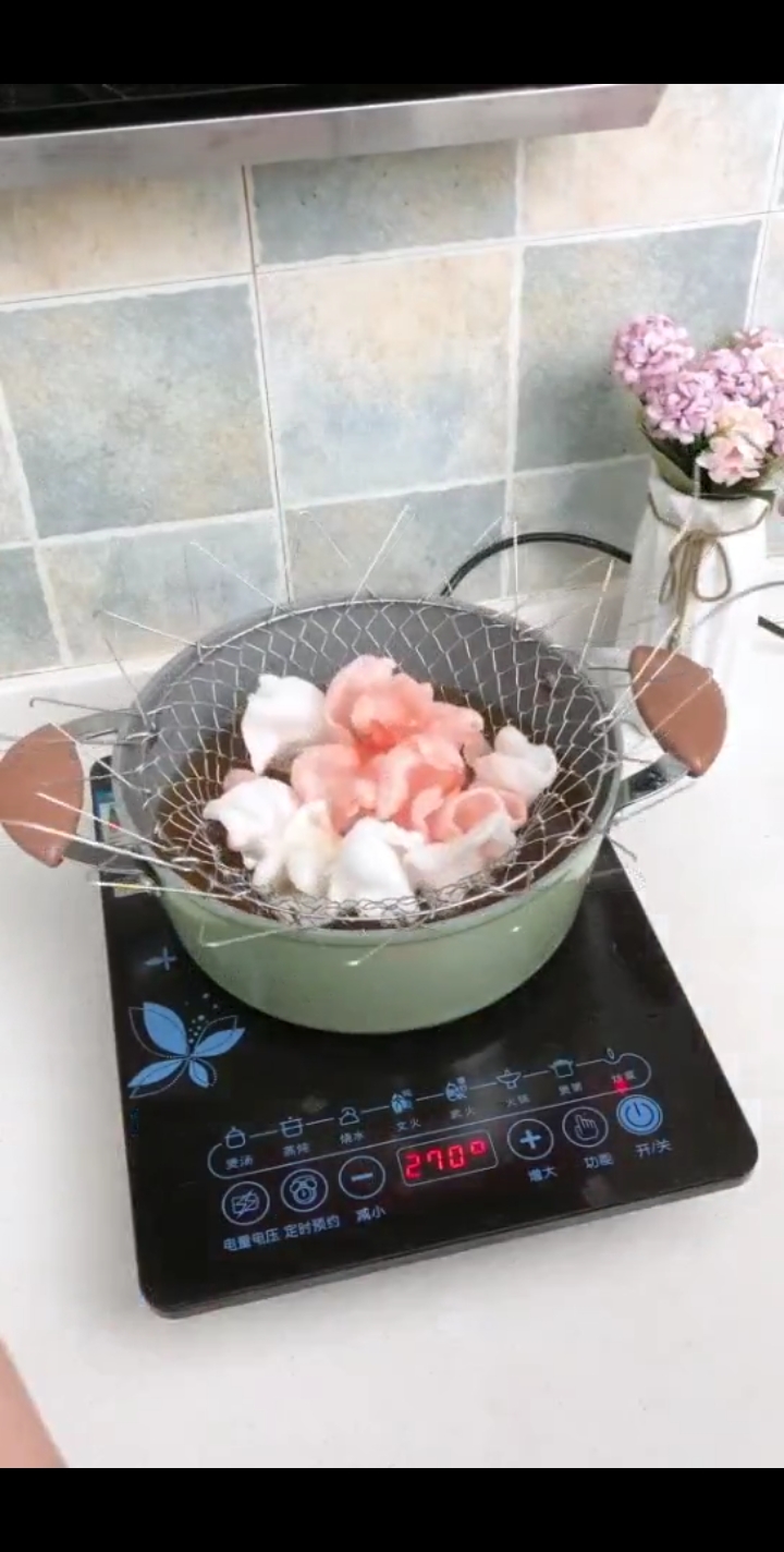 #我要上热门#这是我家现在在用的篮子,奶奶用它炸的鸡米花,薯条,虾片真的太香了!