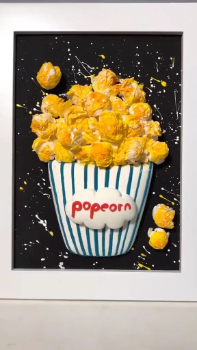 #幼儿园手工#爆米花 