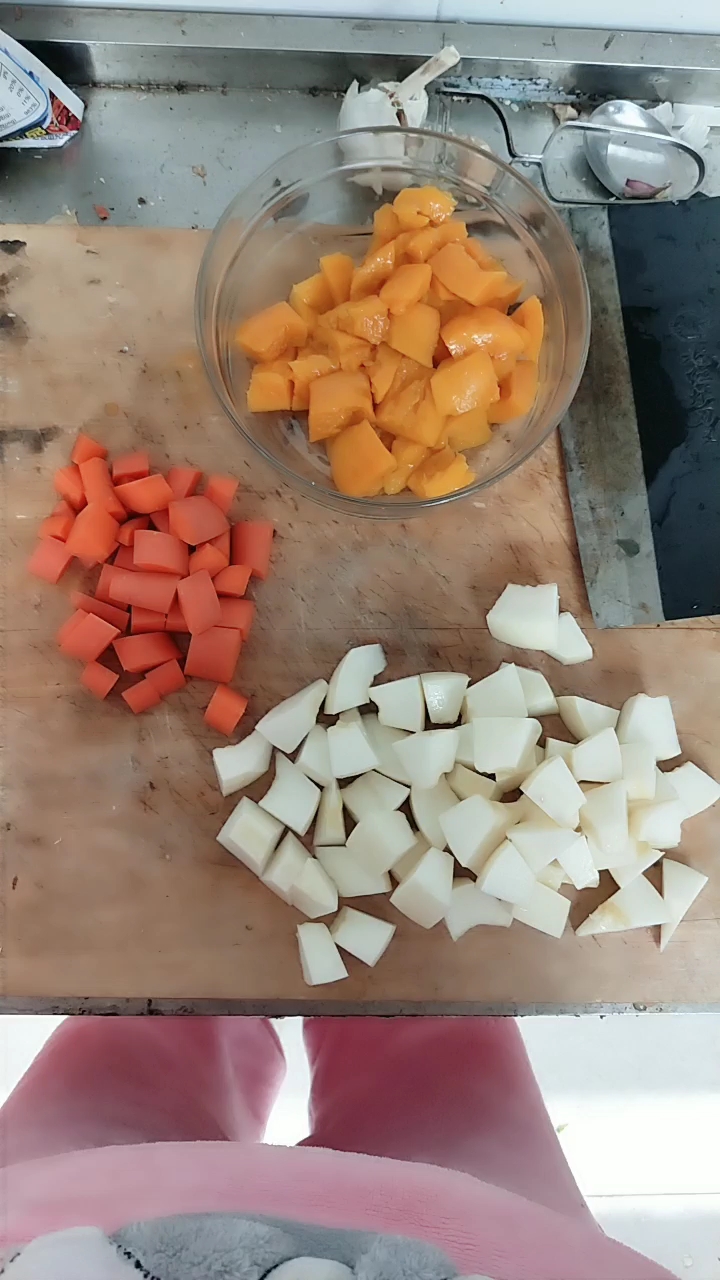 简易蔬菜水果沙拉