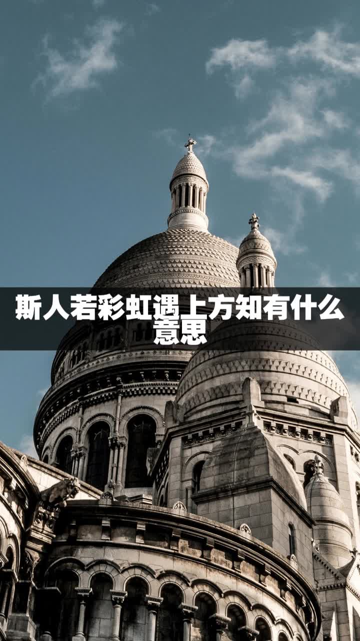 斯人若彩虹遇上方知有什么意思
