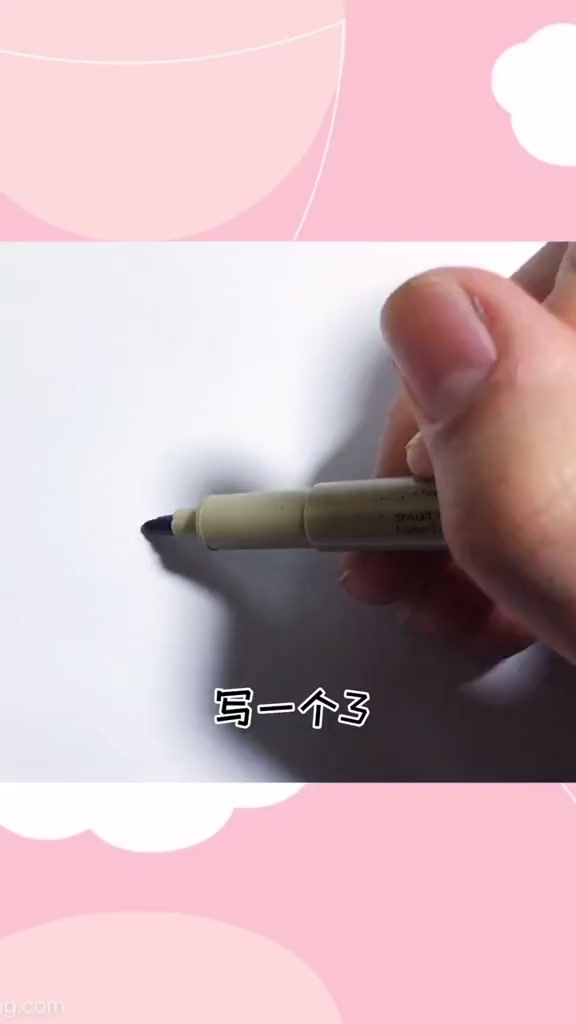 #搞笑段子#15秒教你用“3”画天使和恶魔,哪个是你呢超级简单,适合新手简笔画