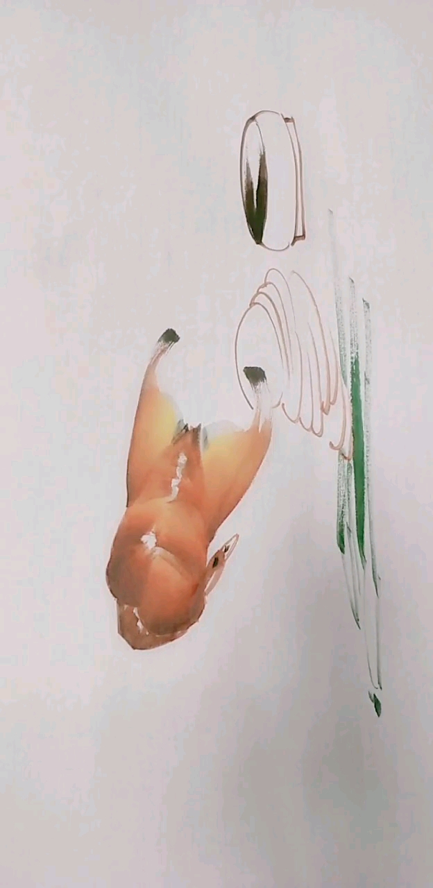 非常美味的烤鸭画法