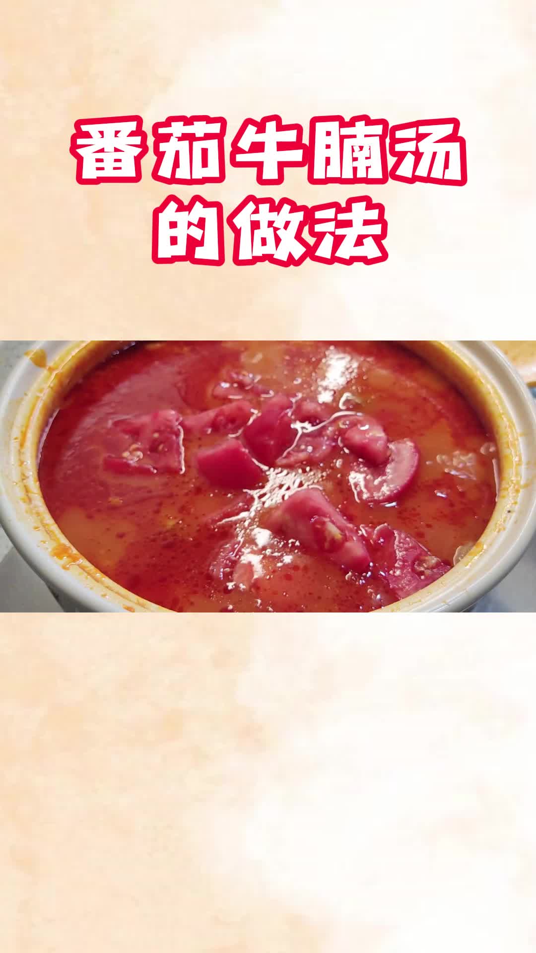 番茄牛腩汤的做法,汤鲜味美,十分好喝