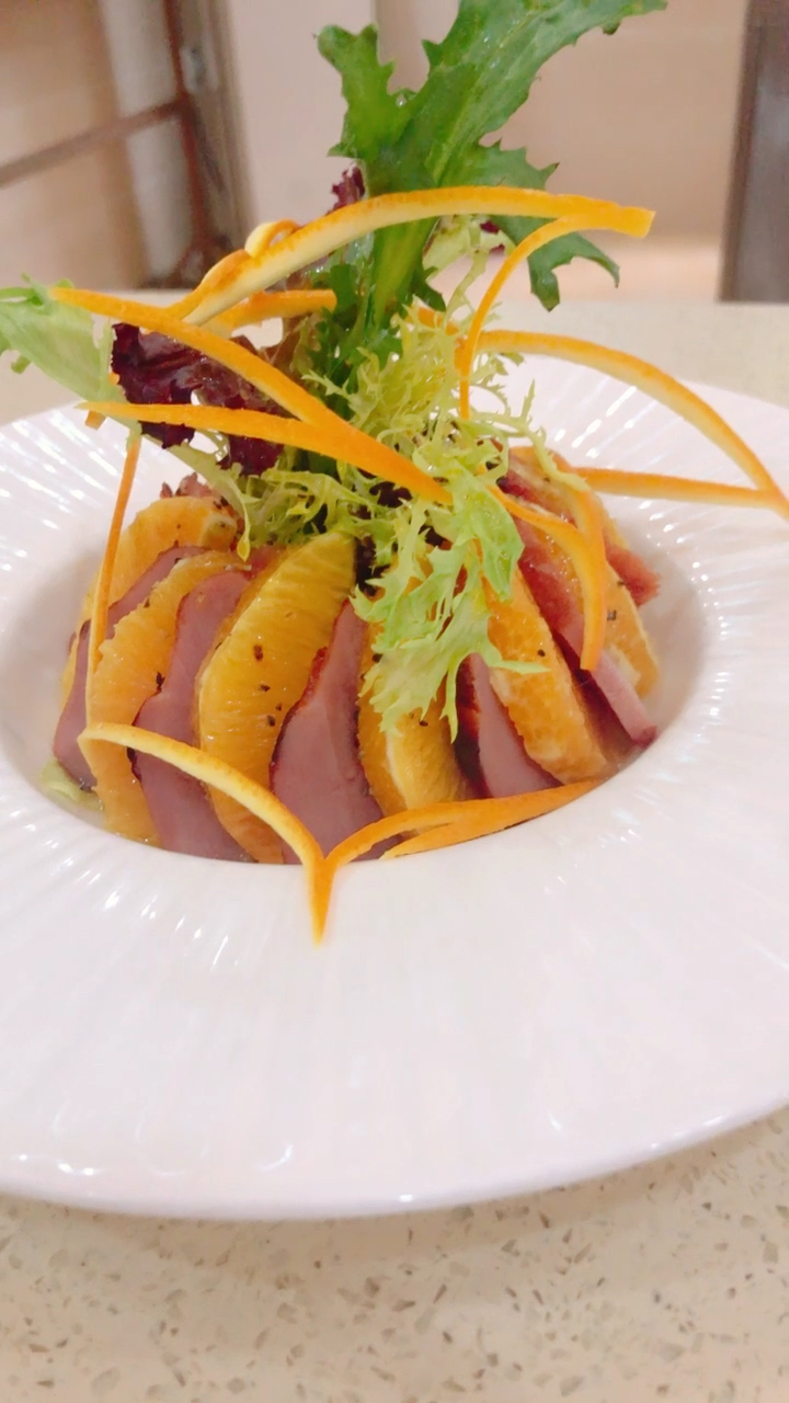 香橙鸭胸沙拉