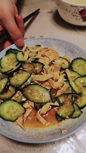 #音为有你#凉拌黄瓜豆皮