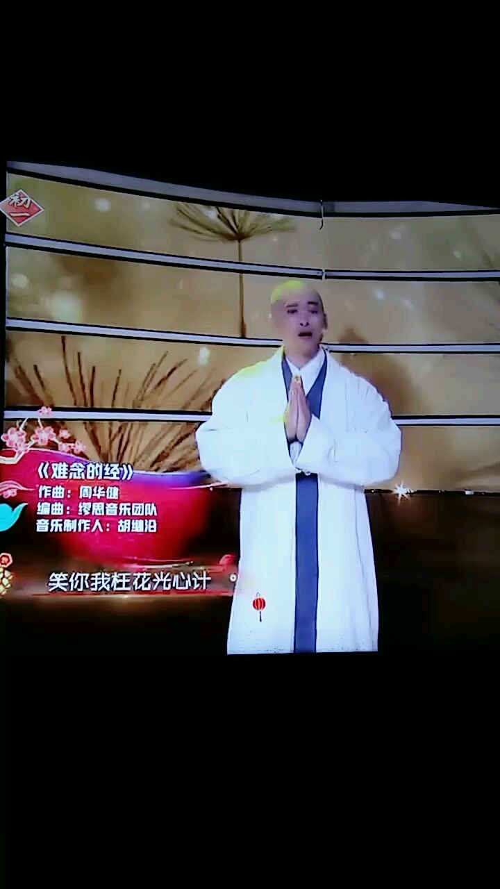 #欢乐幸福年#天龙八部虚竹扮演者樊少皇现身2019湖南卫视华人春晚。