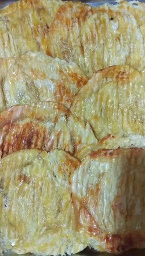 新鲜美味的马面鱼烤鱼片
