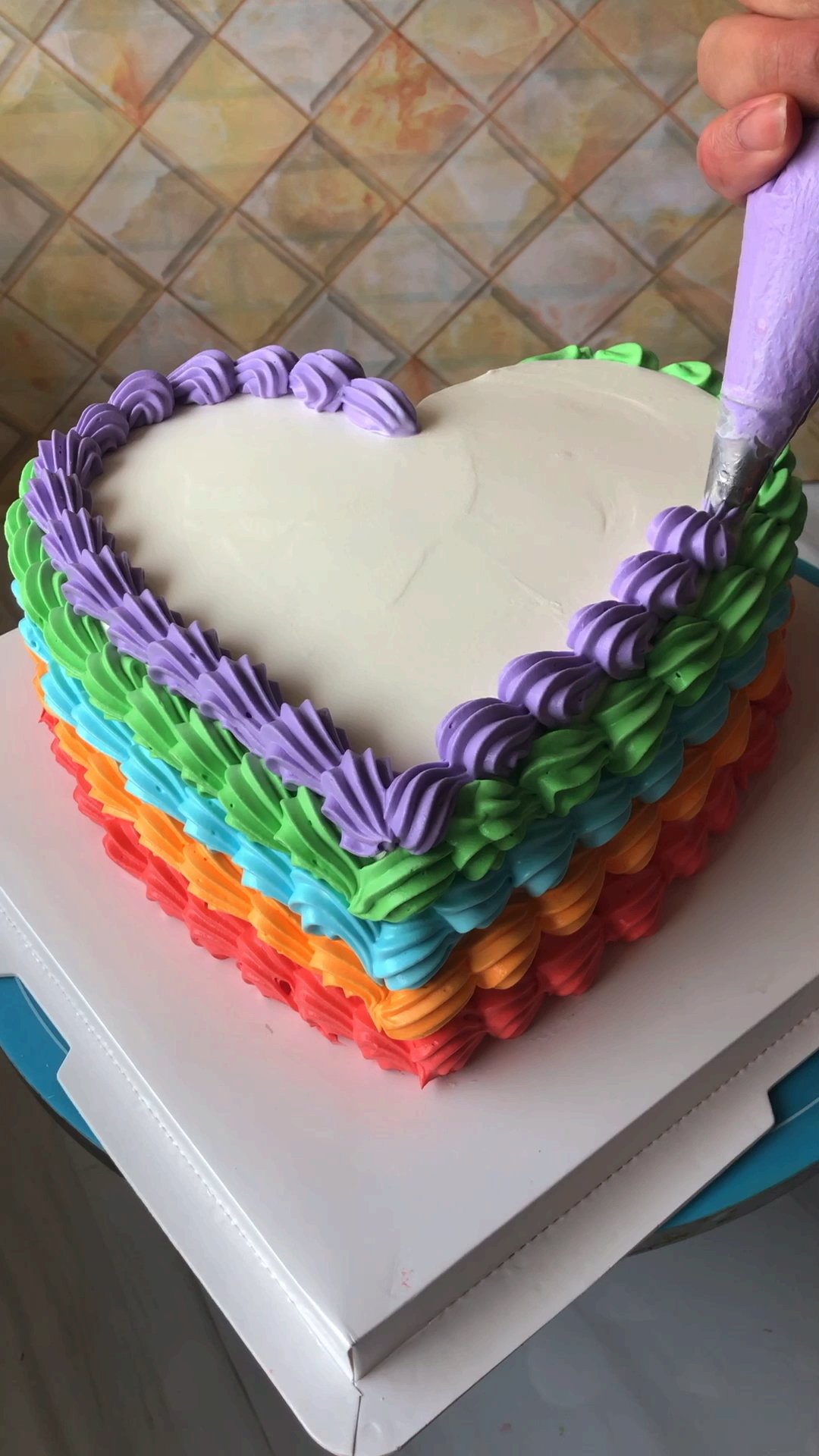 #生日蛋糕#浪漫蛋糕,太精彩了