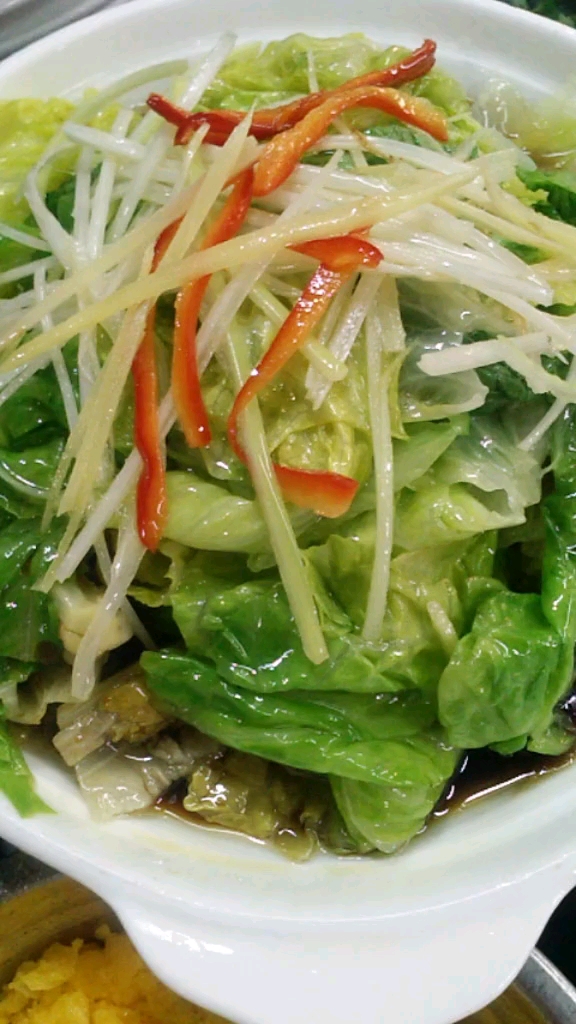 白灼西生菜经济实惠好吃不贵看看