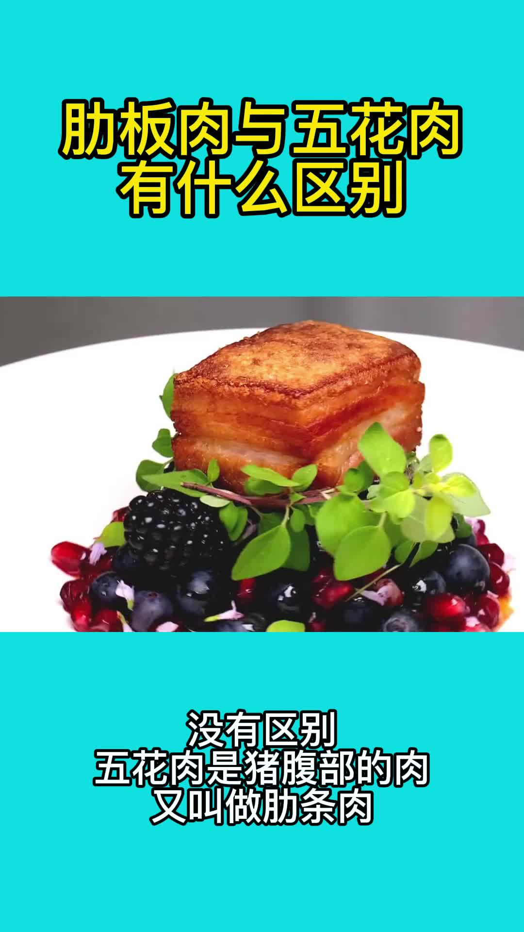 肋板肉与五花肉有什么区别