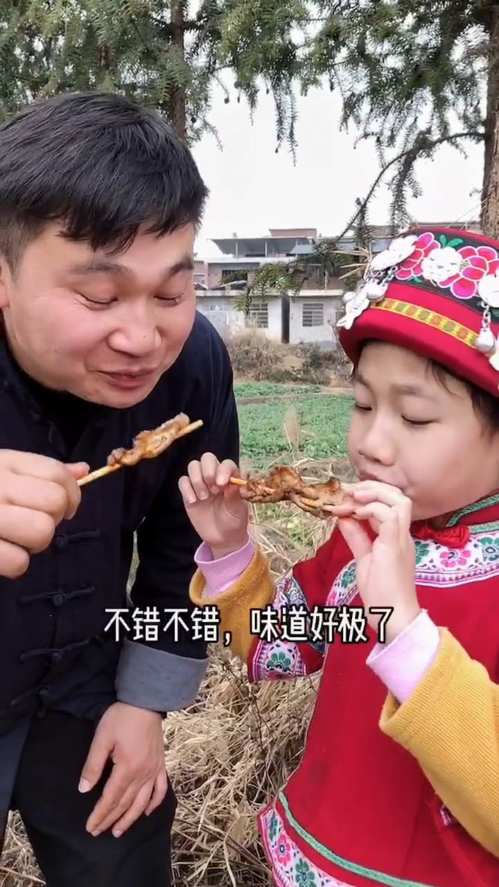 #美食#没想到鸡肠子这么好吃!老爸手艺太赞了!
