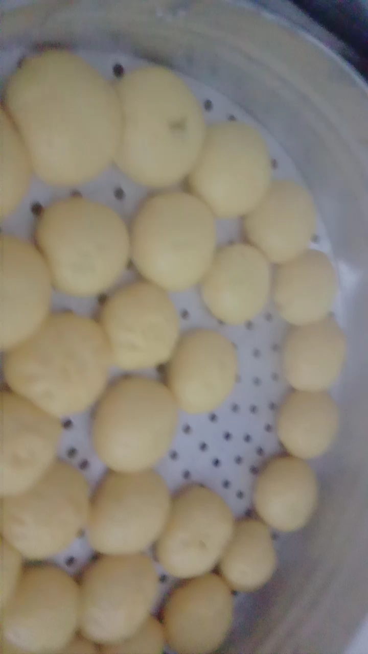 今天做的南瓜包子